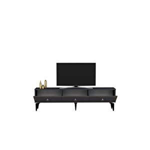Sellen 180 Cm Tv Sehpası Antrasit-ceviz