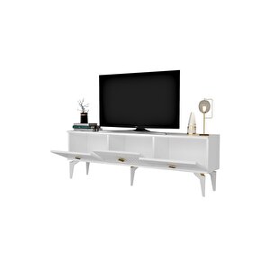 Norra 180 Cm Tv Sehpasi (alt Modül) Beyaz-altin