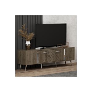 Dettas Tv Üni̇tesi̇, 150 Cm Cevi̇z-gümüş Gümüş