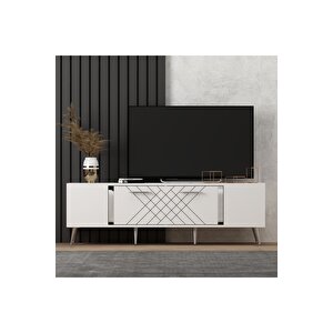 Dettas Tv Üni̇tesi̇, 150 Cm Beyaz-gümüş Bej