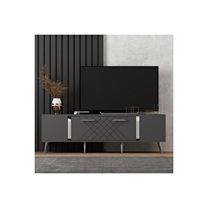 Dettas Tv Üni̇tesi̇, 150 Cm Antrasi̇t-gümüş Antrasit
