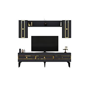 Norra 180 Cm Tv Üni̇tesi̇ Antrasi̇t-altin