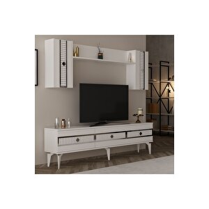 Norra 180 Cm Tv Üni̇tesi̇ Beyaz-gümüş Gümüş