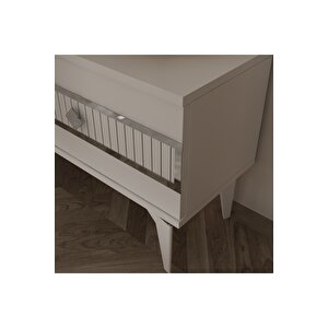 Norra 180 Cm Tv Üni̇tesi̇ Beyaz-gümüş Gümüş