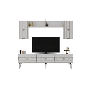 Norra 180 Cm Tv Üni̇tesi̇ Beyaz-gümüş