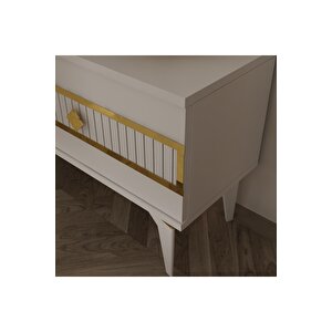 Norra 180 Cm Tv Üni̇tesi̇ Beyaz-altin Beyaz