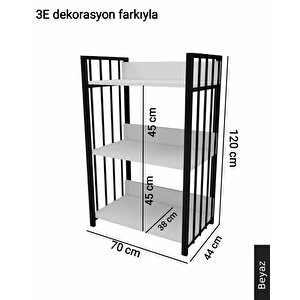 Neva Mutfak Rafi Beyaz 120 Cm