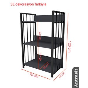 Neva Mutfak Rafi Antrasi̇t 120 Cm