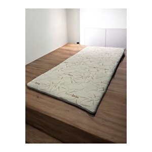  full Ortopedik Bamboo Yatak Pedi, Bambu Lastikli Yatak Şiltesi,topper 140x200 cm