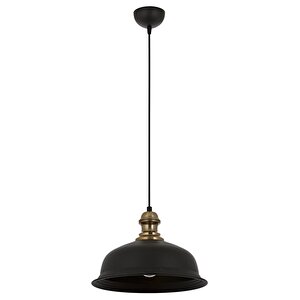 Av-4106-m27-bsy Siyah Boyalı Modern Avize E27 Metal 33cm