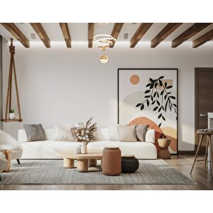 İnfinity Modern Avize Led 36w 32x32cm Alüminyum Profil Bakır Dorbien-av-6139-3bkr-1tk