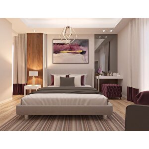 Dörtgen Modern Avize Led 42w 45x41cm Alüminyum Profil Bakır Dorbien-av-6168-3bkr