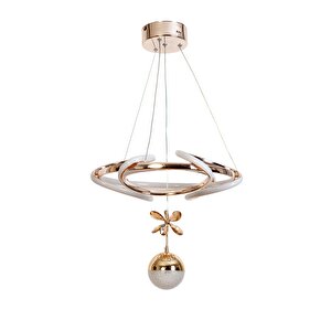 Tepsi Modern Avize Led 55w 43x43cm Alüminyum Profil Bakır Dorbien-av-6161-3bkr-1tk