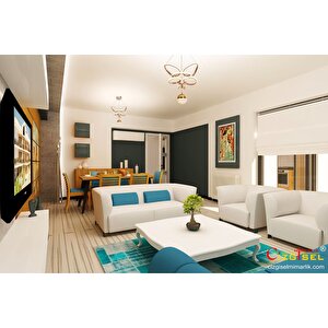 Kelebek Modern Avize Led 43w 35x35cm Alüminyum Profil Bakır Dorbien-av-6160-8bkr-1tk