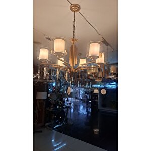 Tufan Modern Avize E27 96w 80cm Metal Eskitme Avonni-av-1910-8e