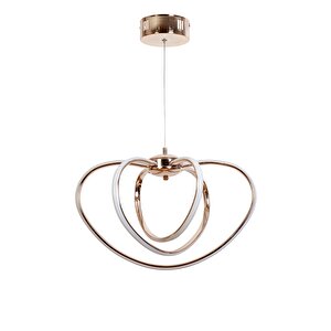 Elma Modern Avize Led 42w 45x40cm Alüminyum Profil Bakır Dorbien-av-6167-3bkr
