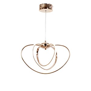 Elma Modern Avize Led 42w 45x40cm Alüminyum Profil Bakır Dorbien-av-6167-3bkr