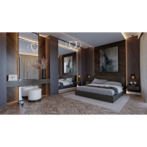 Elma Modern Avize Led 42w 45x40cm Alüminyum Profil Bakır Dorbien-av-6167-3bkr