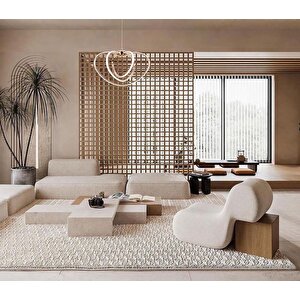 Elma Modern Avize Led 42w 45x40cm Alüminyum Profil Bakır Dorbien-av-6167-3bkr