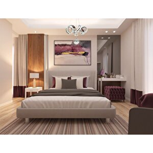 Kıvılcım Modern Avize Led 94w 50x50cm Alüminyum Profil Krom Dorbien-av-6182-6k-1tk