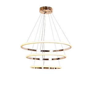 Atom Modern Avize Led 56w 52x52cm Alüminyum Profil Bakır Dorbien-av-6120-3bkr