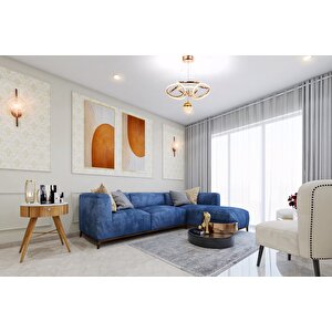 Şans Modern Avize Led 49w 49x45cm Alüminyum Profil Bakır Dorbien-av-6117-4bkr-1tk