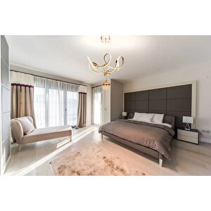 Roller Coaster Modern Avize Led 47w 45x45cm Alüminyum Profil Bakır Dorbien-av-6163-6bkr-1tk