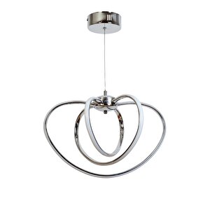 Elma Modern Avize Led 42w 45x40cm Alüminyum Profil Krom Dorbien-av-6167-3k