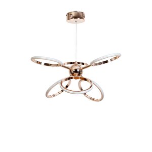 Büyüteç Modern Avize Led 56w 58x58cm Alüminyum Profil Bakır Dorbien-av-6172-6bkr