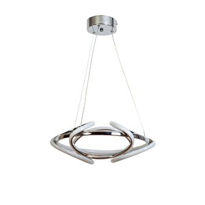 Tepsi Modern Avize Led 49w 42x42cm Alüminyum Profil Krom Dorbien-av-6161-3k