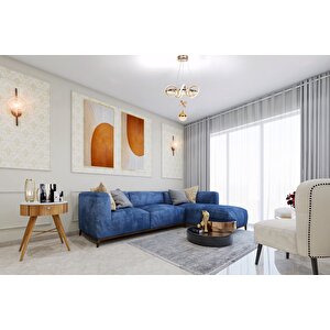 Curly Modern Avize Led 52w 40x40cm Alüminyum Profil Bakır Dorbien-av-6123-6bkr-1tk