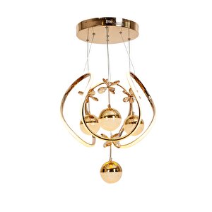Peri Modern Avize Led 69w 48x48cm Alüminyum Profil Bakır Dorbien-av-6118-3bkr-4tk