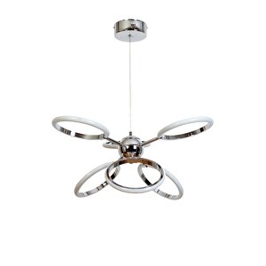 Büyüteç Modern Avize Led 56w 58x58cm Alüminyum Profil Krom Dorbien-av-6172-6k