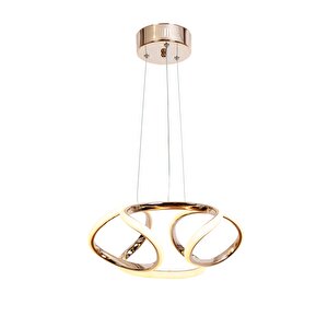 Vazo Modern Avize Led 30w 35x35cm Alüminyum Profil Bakır Dorbien-av-6116-3bkr
