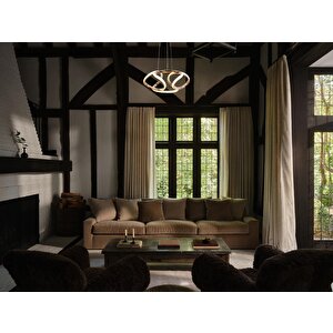 Vazo Modern Avize Led 30w 35x35cm Alüminyum Profil Bakır Dorbien-av-6116-3bkr