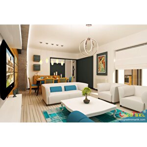 Halka Modern Avize Led 42w 43x40cm Alüminyum Profil Bakır Dorbien-av-6166-3bkr