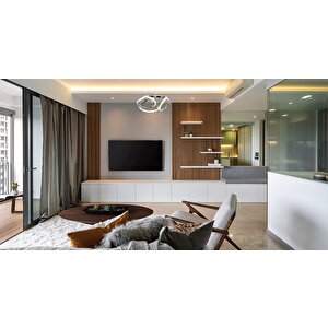 Vazo Modern Avize Led 30w 35x35cm Alüminyum Profil Krom Dorbien-av-6116-3k