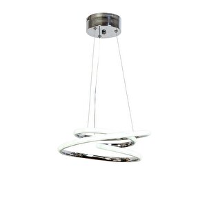 İnfinity Modern Avize Led 30w 32x32cm Alüminyum Profil Krom Dorbien-av-6139-3k