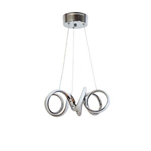 Aries Modern Avize Led 30w 37x35cm Alüminyum Profil Krom Dorbien-av-6141-6k
