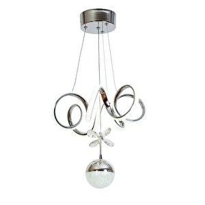 Aries Modern Avize Led 35w 33x33cm Alüminyum Profil Krom Dorbien-av-6141-6k-1tk