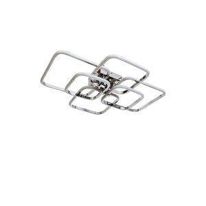 Fly Modern Avize Led 82w 71x56cm Alüminyum Profil Krom Dorbien-ar-6101-6k