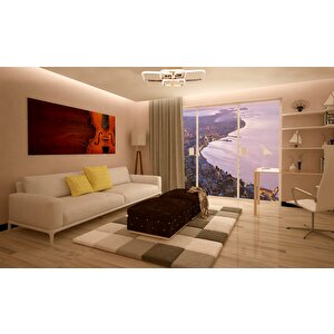 Fly Modern Avize Led 49w 56x46cm Alüminyum Profil Bakır Dorbien-ar-6101-4bkr