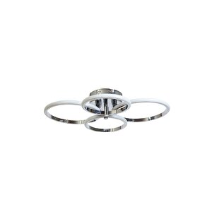 Yüzük Modern Avize Led 49w 59x44cm Alüminyum Profil Krom Dorbien-ar-6102-4k