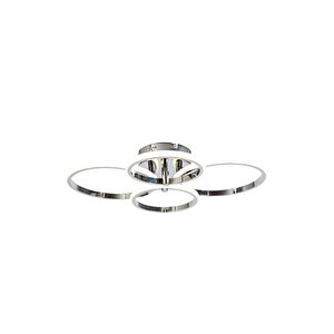 Yüzük Modern Avize Led 49w 59x44cm Alüminyum Profil Krom Dorbien-ar-6102-4k