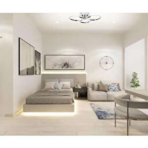Yüzük Modern Avize Led 49w 59x44cm Alüminyum Profil Krom Dorbien-ar-6102-4k