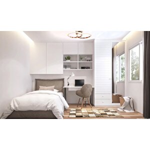Yüzük Modern Avize Led 24w 43x27cm Alüminyum Profil Bakır Dorbien-ar-6102-2bkr