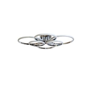 Yüzük Modern Avize Led 82w 72x60cm Alüminyum Profil Krom Dorbien-ar-6102-6k