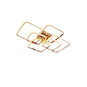 Fly Modern Avize Led 82w 71x56cm Alüminyum Profil Bakır Dorbien-ar-6101-6bkr