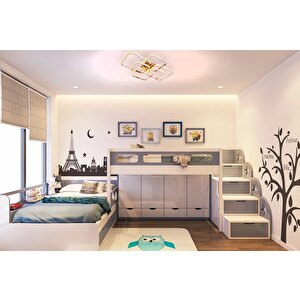 Fly Modern Avize Led 82w 71x56cm Alüminyum Profil Bakır Dorbien-ar-6101-6bkr