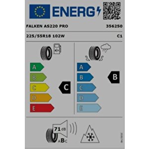 225/55 R18 Tl 102w Xl Euroall Season As220 Pro Dört Mevsim Lastiği (üretim Tarihi:2024)